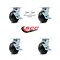 Service Caster 5 Inch Phenolic Caster Set with Roller Bearings 4 Brake 2 Swivel Lock SCC SCC-30CS520-PHR-TLB-BSL-2-TLB-2 - alternate 7